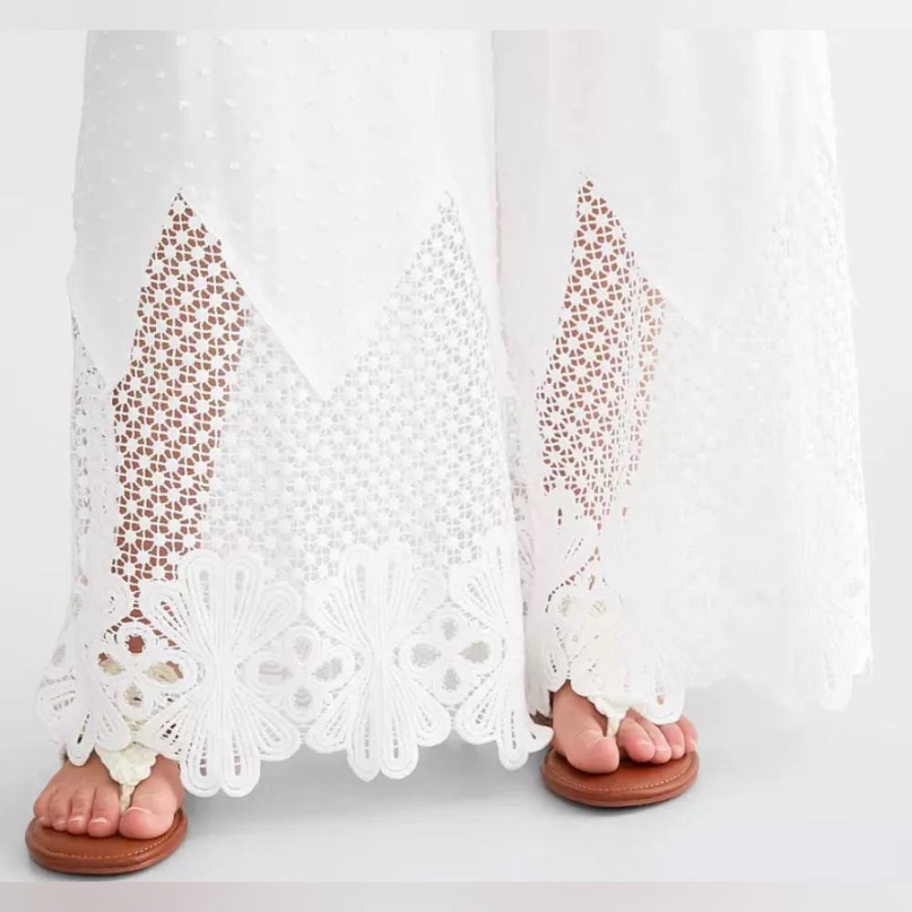 Miss Me Swiss Dot Wide Leg Pant - Picture 9 of 9